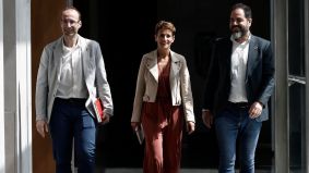 Se mantiene la alianza del PSOE con Bildu en Navarra para que Chivite gobierne