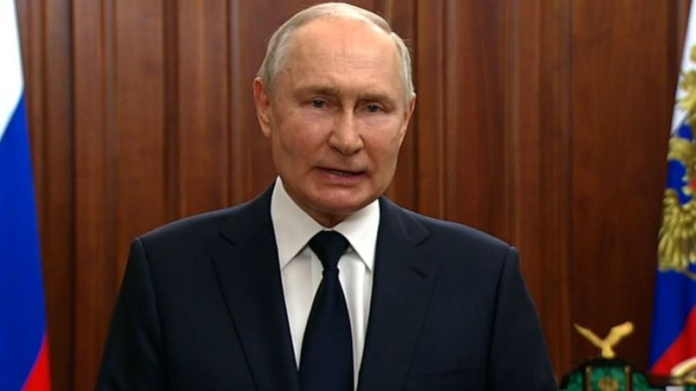 Putin afirma que los responsables de la rebelión serán llevados 'ante la Justicia'