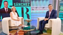 Ana Rosa Quintana y Pedro Sánchez en la entrevista más bronca de su maratón mediático