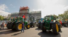 Tractorada en Madrid para pedir medidas contra la 'ruina' del campo