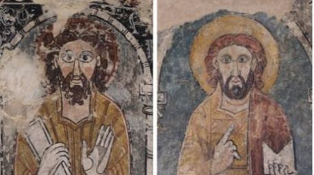 Localizadas en Suiza seis pinturas murales del románico arrancadas de tres iglesias