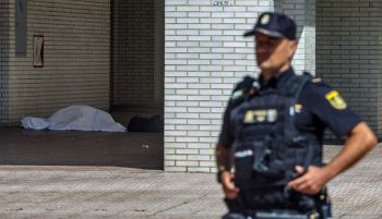Un atracador resulta muerto en un tiroteo tras el robo de un banco en Burgos