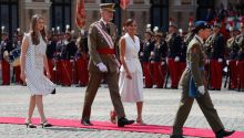 La Princesa Leonor se estrena en la Academia de Zaragoza con la entrega de despachos