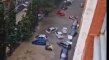 Una supercélula tormentosa provoca graves inundaciones a su paso por Aragón