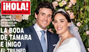 La revista ¡Hola! desvela el vestido de novia de Tamara Falcó