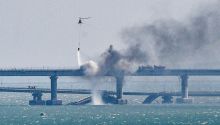 Nuevo ataque contra el puente de Crimea, clave para la logística bélica rusa
