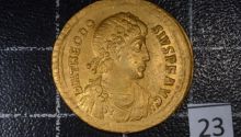 Restauran 53 monedas de oro romanas de los siglos IV y V halladas en el mar de Jávea