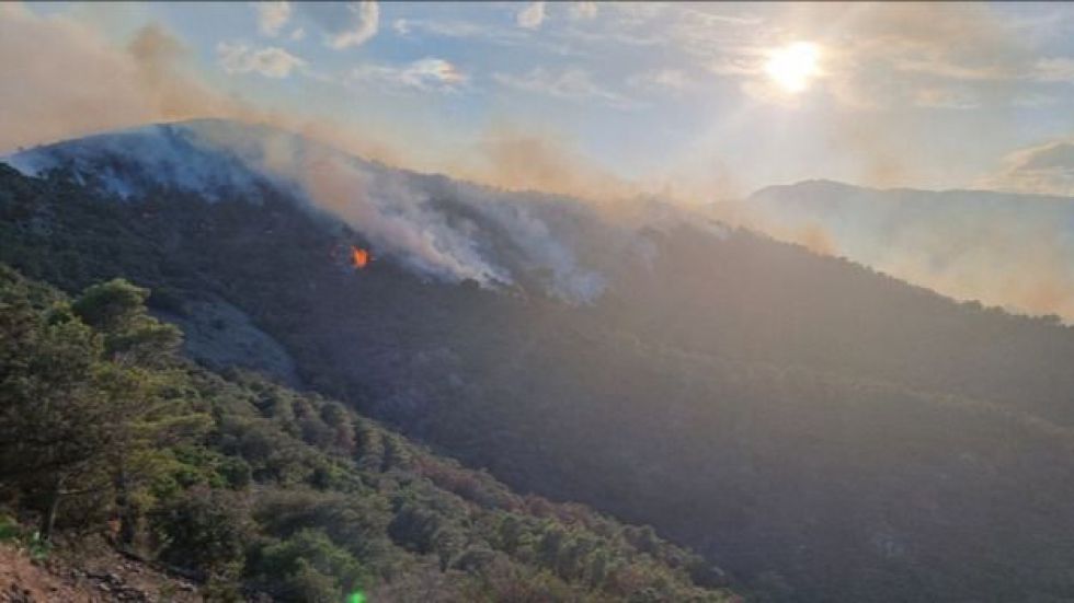 Un incendio en Portbou afecta ya a 200 hectáreas y provoca los primeros desalojos