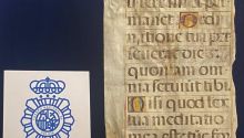 Recuperado un manuscrito musical del siglo XVI robado en el Monasterio de El Escorial