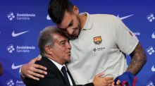 ACB. Willy Hernangómez se acuerda del Madrid en su presentación como jugador del Barça