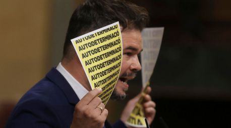 Rufián insiste en que la amnistía 'no es el final' y debe 'sentar las bases' de otro referéndum