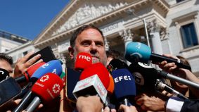 Junqueras dice ahora estar 'lejos' de un acuerdo con el PSOE para investir a Sánchez