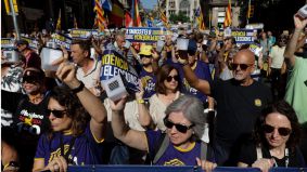 Aragonès y Puigdemont aprovechan el aniversario del 1-O para acorralar a Sánchez