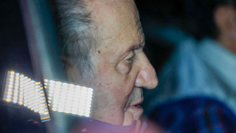 Sangenjo recibe al Rey Juan Carlos en su quinta visita a España este año