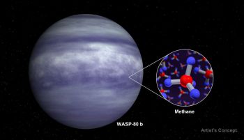 El telescopio James Webb de la NASA detecta por primera vez gas metano en un exoplaneta