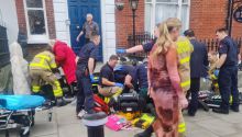 Disturbios en Dublín: 34 detenidos tras el apuñalamiento de cuatro personas