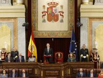 Felipe VI pide mantener el espíritu de la Transición para 'una unidad sin divisiones ni enfrentamientos'