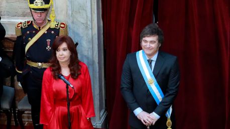 El lamentable gesto de Cristina Fernández antes de la jura del cargo de Milei