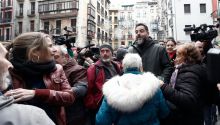 Manifestación constitucionalista en Pamplona contra los pactos