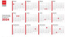 Calendario laboral de la Comunidad de Madrid en 2024