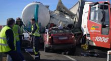 Cuatro muertos en una colisión múltiple en la A-4 en Ciudad Real