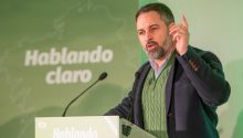 Santiago Abascal, reelegido presidente de Vox