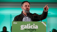 Abascal afea a Rueda el 'gigantesco insulto' de decir que Vox no tiene sitio en Galicia