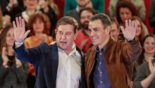Sánchez confía en la victoria: 'La caída de Rueda y Feijóo es como el cambio en Galicia, imparable'