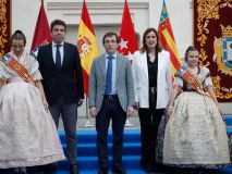 Madrid festeja su espectacular mascletá sin la presencia del alcalde Almeida