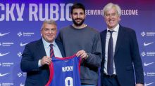 Ricky Rubio, presentado en Barcelona: 'He estado en la oscuridad pero con ayuda se sale'