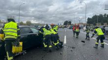 18 heridos al colisionar 30 vehículos en la A-3 a la entrada de Madrid