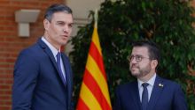 Aragonès recuerda a Sánchez que le prometió perdonar la deuda a Cataluña
