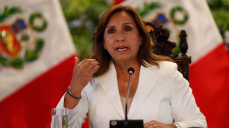 Registran el domicilio de la presidenta de Perú y la sede gubernamental