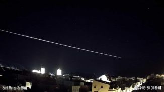 Ni un satélite de Musk ni un misil: el bólido que cruzó España era un meteoroide