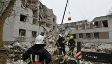 Al menos 17 muertos en un ataque ruso en la ciudad ucraniana de Cherníguiv