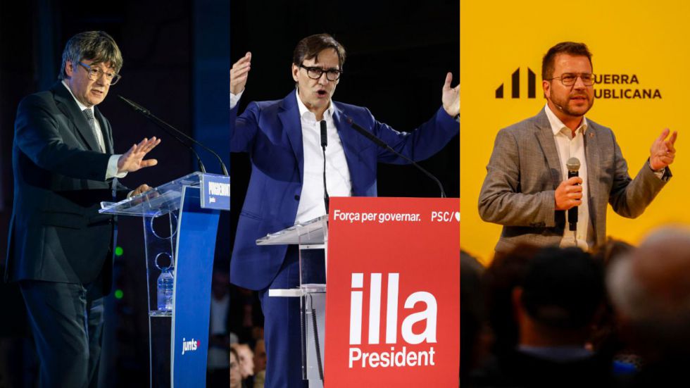 Sánchez, protagonista del arranque de la campaña de las elecciones catalanas