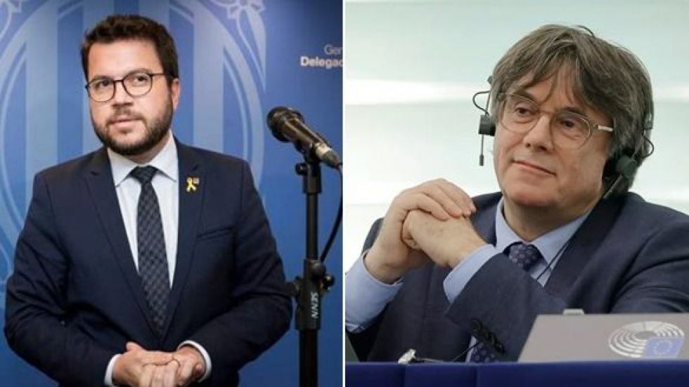 ERC presume de ser el partido más represaliado y Puigdemont, de haber estado una hora en 'territorio español'