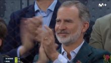 El Rey Felipe VI acude a apoyar a su 'amigo' Rafa Nadal en el Masters de Madrid