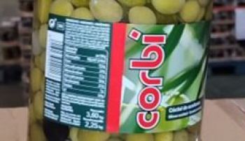 Alerta por la presencia de ingredientes no aptos para el consumo en encurtidos Corbí