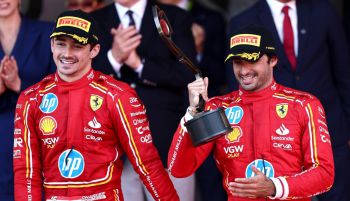 GP Mónaco. Fiesta de Ferrari con la carrera de Leclerc y Sainz