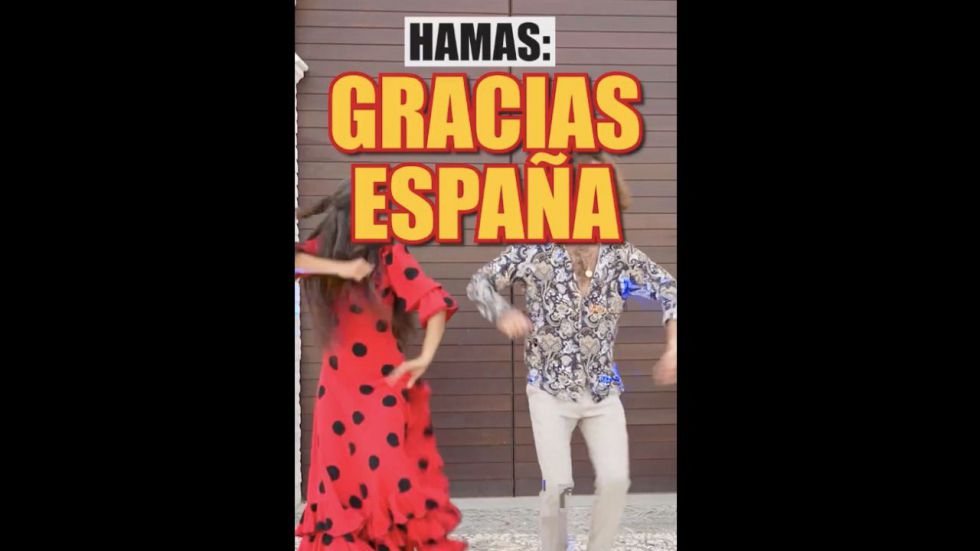 Israel ridiculiza a España en un vídeo con 'flamenquito' y Hamás
