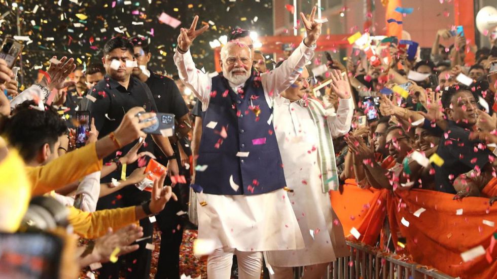 Modi proclama su victoria electoral en la India pese a carecer de mayoría