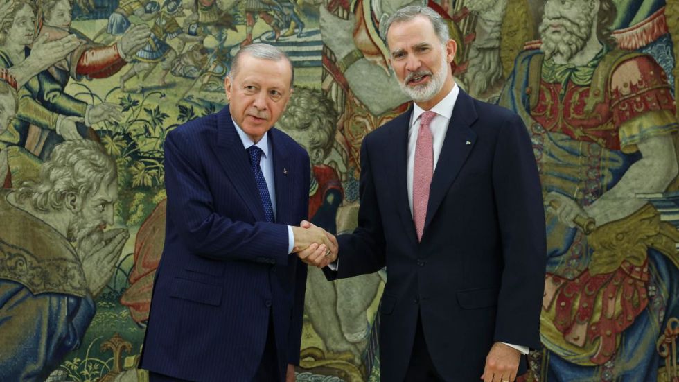 Felipe VI se reúne con Erdogan al comienzo de su visita a Madrid