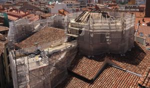 Se desploma la cúpula de la iglesia de la Vera Cruz sin daños personales ni artísticos