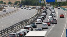 Operación salida: algunas retenciones por accidentes de tráfico en Madrid y Barcelona