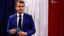 Macron pide unirse frente a la Agrupación Nacional en la segunda vuelta