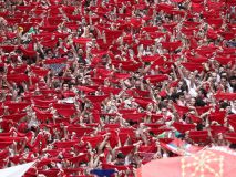 Así ha sido el espectacular chupinazo que da comienzo a los Sanfermines en Pamplona