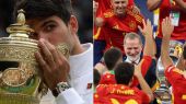 Éxito del deporte español: Alcaraz gana su segundo Wimbledon y la selección, su cuarta Eurocopa