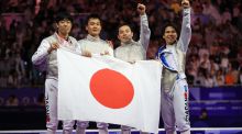 Japón firma su primera medalla olímpica en florete masculino de esgrima