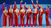 España gana el bronce en natación artística tras brillar en la prueba de rutina acrobática